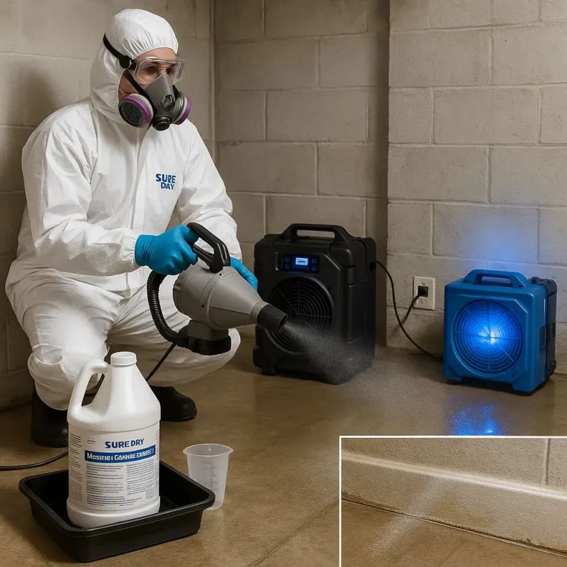 Sanitization and Odor Removal process in Troutman, NC