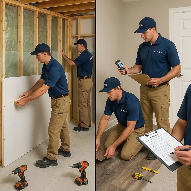Repairs and Reconstruction process in Troutman, NC